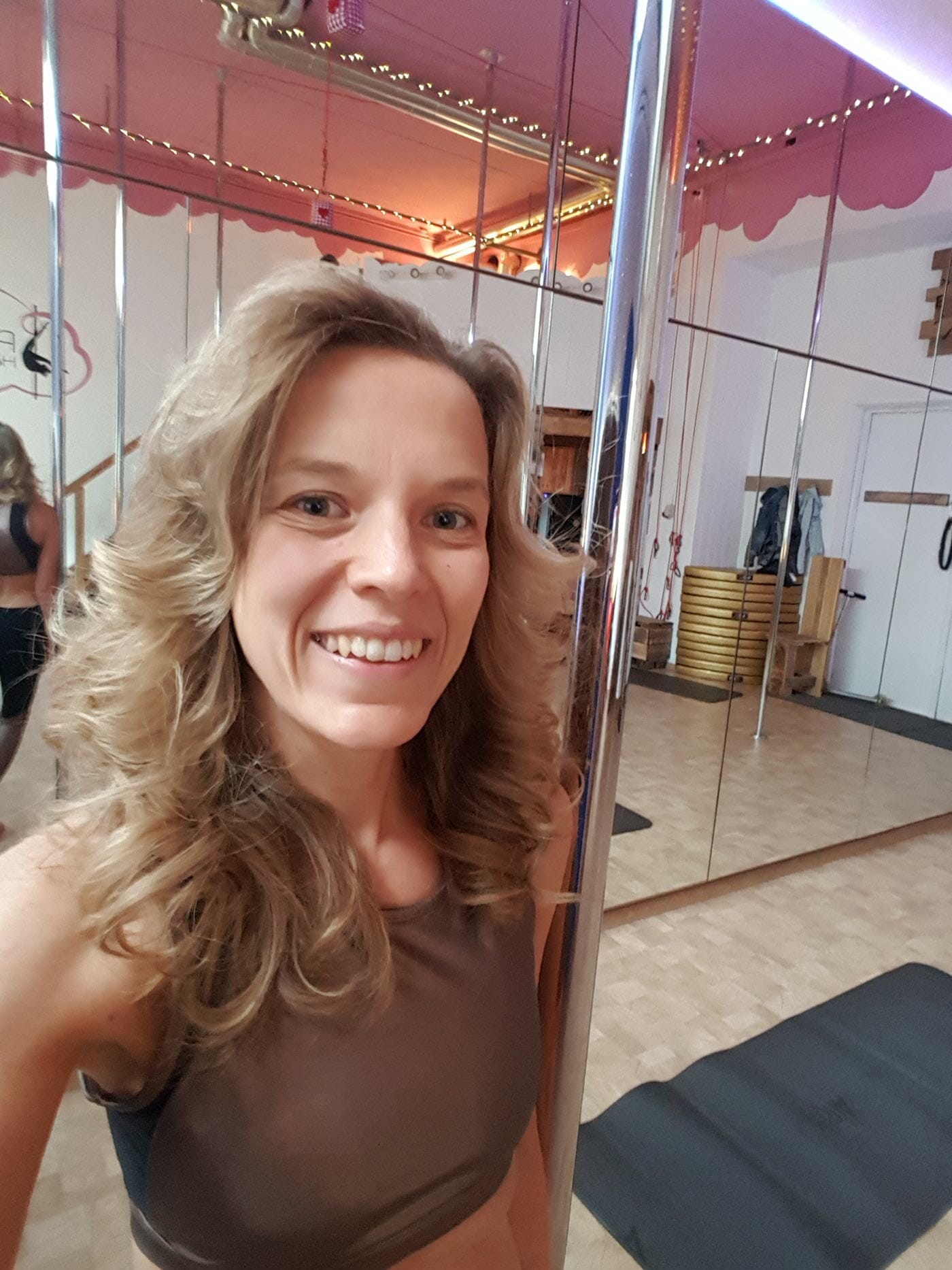 Selfie von Johanna im Tanzstudio