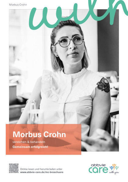 Titel der Broschüre Morbus Crohn verstehen & behandeln 