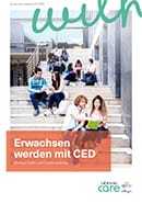 Titel der Broschüre Erwachsen werden mit CED