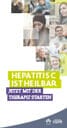 Titel der Broschüre Hepatitis C ist heilbar