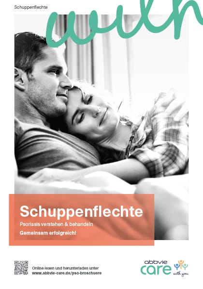 Titel der Broschüre Psoriasis (Schuppenflechte)