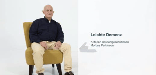 Ein Mann mit leicht ausgeprägter Demenz