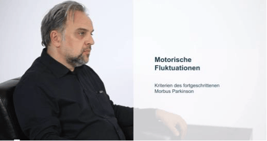 Mann mit motorischer Fluktuation