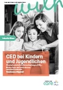 Titel der Broschüre CED bei Kindern und Jugendlichen