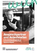 Titel der Broschüre Ansprechpartner und Anlaufstellen bei chronisch-entzündlichen Erkrankungen