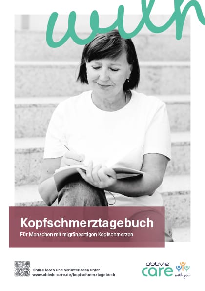 Titel der Broschüre Kopfschmerztagebuch