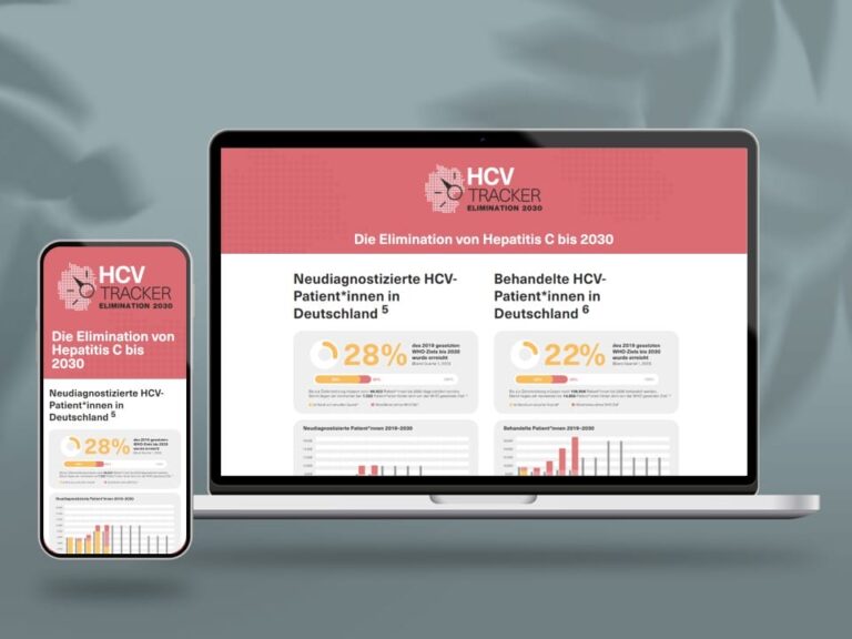 HCV Tracker im Mockup