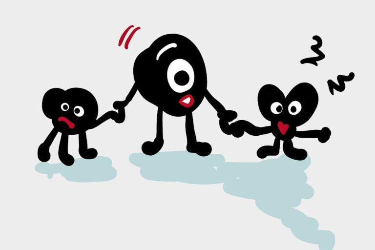 Illustration vieler Menschen im Berufsleben