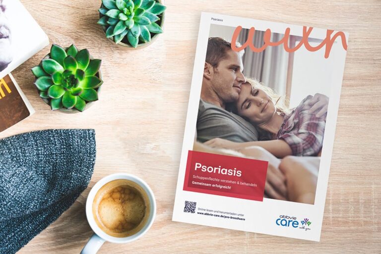Cover der AbbVie Care Neurodermitis Broschüre