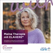 Dokument Meine Therapie mit ELAHERE<sup>®</sup>: Informationen zur Behandlung von Eierstockkrebs (Ovarialkarzinom) mit Mirvetuximab-Soravtansin